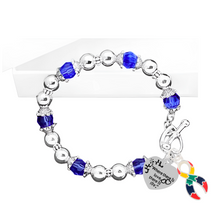 Load image into Gallery viewer, Autism Ribbon Where There Is Love Bracelets