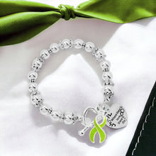 Load image into Gallery viewer, Lime Green Ribbon Where There is Love  Bracelets