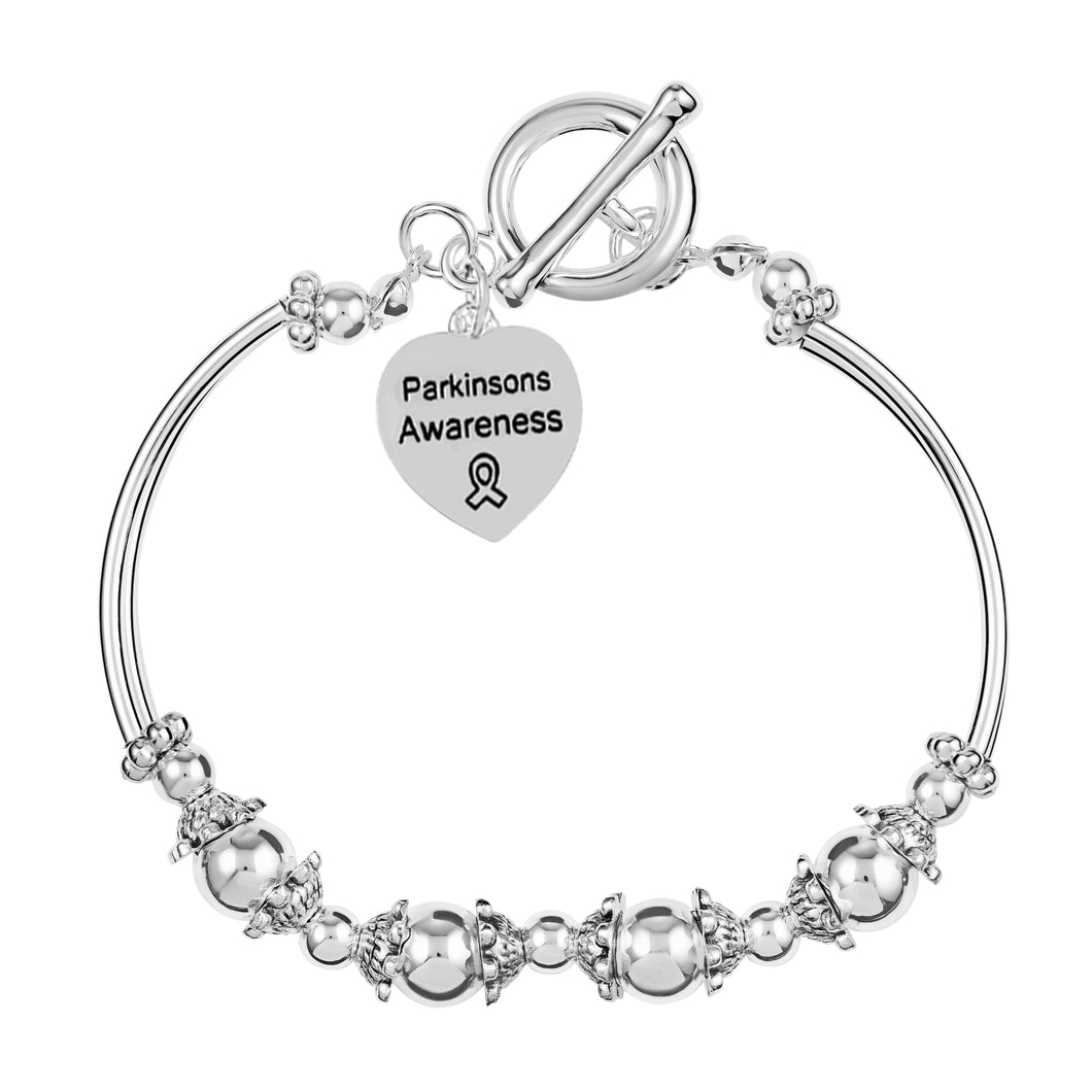 Parkinson's Disease Awareness Partial Beaded Bracelets