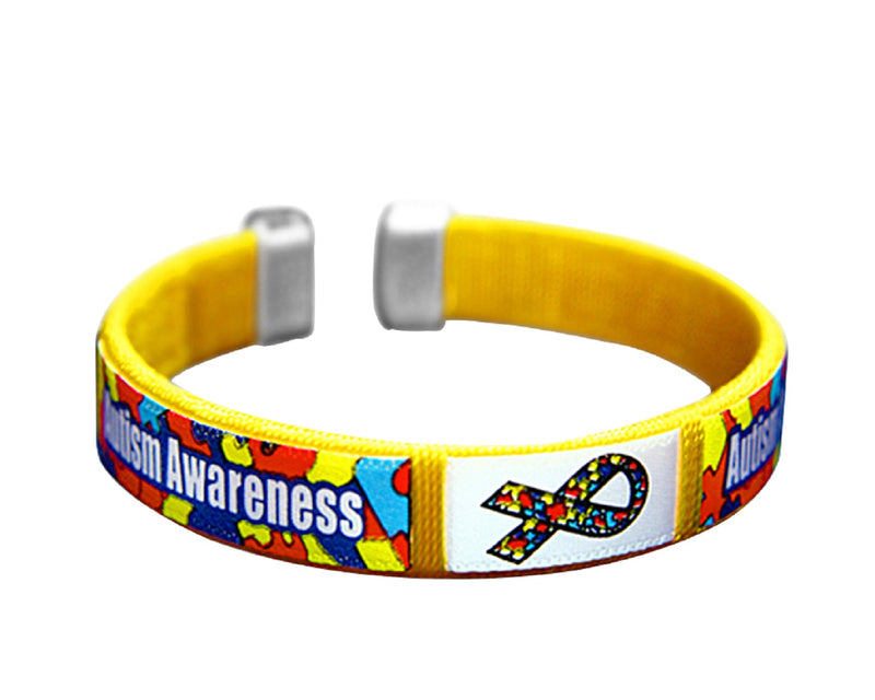 Bulk Autism Awareness Bangle Bracelets - Adult  - The Awareness Company