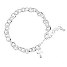 Load image into Gallery viewer, Elegant Silver Cross Necklaces 