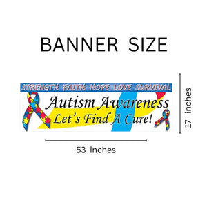 Autism Awareness Vinyl Banners for Autism Events