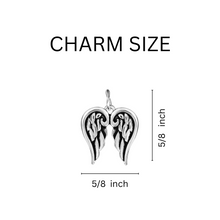 Load image into Gallery viewer, Double Angel Wings Religious Hanging Charms