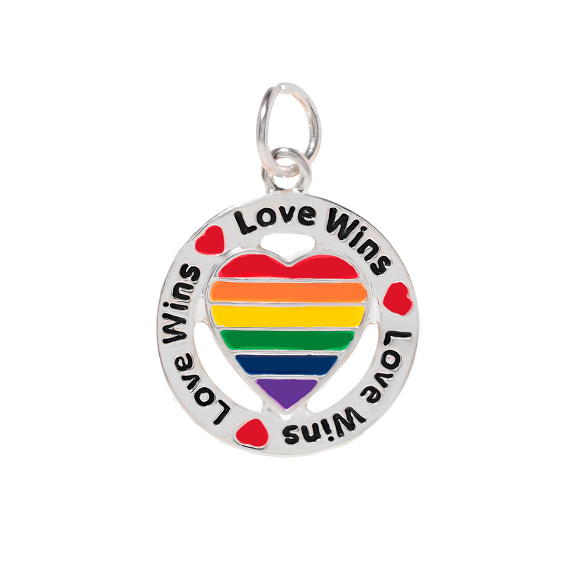 Rainbow Pride Love Wins LGBTQ Charms