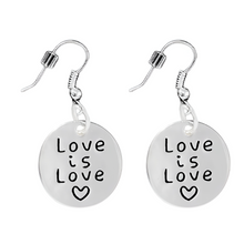 Load image into Gallery viewer, Circle Love Is Love Earrings