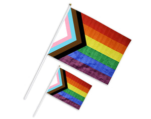 Large Daniel Quasar Flags on a Stick