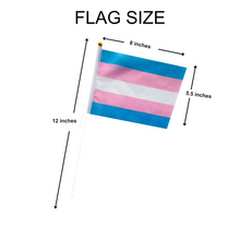 Load image into Gallery viewer, Small Transgender Flags on a Stick