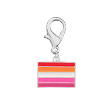 Load image into Gallery viewer, Lesbian Sunset Flag Hanging Charms