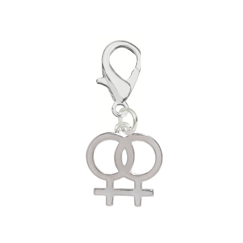 Lesbian Same Sex Female Symbol Hanging Charms