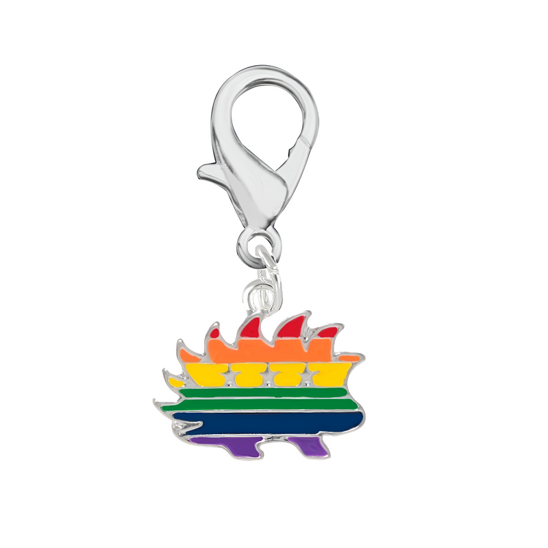 Bulk Libertarian Rainbow Porcupine Hanging Charms - The Awareness Company