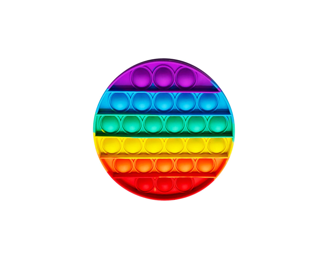 Bulk Rainbow Popit Fidget Toys - Gay Pride LGBTQ Rainbow Toys