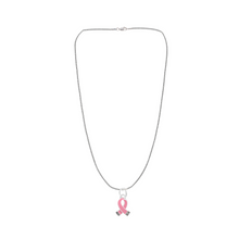 Load image into Gallery viewer, Small Size Pink Ribbon Necklaces