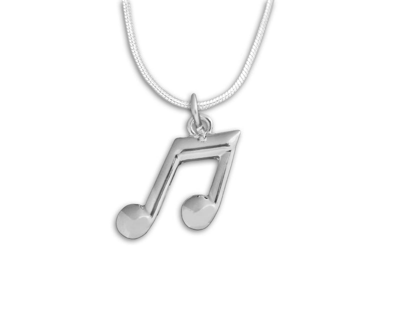 Bulk Music Note Necklaces, Marching Band Fundraising Jewelry - The Awareness Company