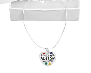 Bulk Someone Loves Me Autism Necklaces - The Awareness Company