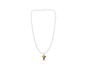 Bulk Rainbow Flag Cross Necklaces, LGBTQ Jewelry - The Awareness Company