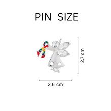 Load image into Gallery viewer, Bulk Angel By My Side Autism Pins Wholesale, Autism and Aspergers Awareness Jewelry