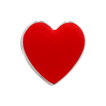 Load image into Gallery viewer, Small Red Heart Shaped Pins Wholesale, Heart Pins for Heart Disease