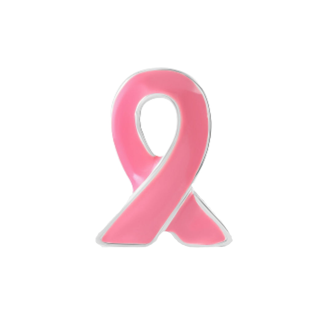 Bulk Small Bulk Pink Ribbon Lapel Pins, Breast Cancer Awareness Pins - The Awareness Company