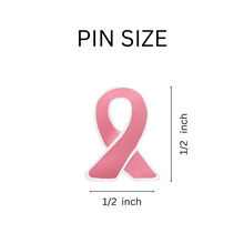 Load image into Gallery viewer, 10 Pack Pink Ribbon Lapel Pins