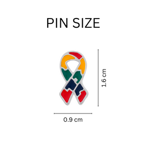 Bulk Autism Ribbon Pins Wholesale, Autism Awareness Pins