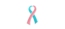 Load image into Gallery viewer, Bulk Pink &amp; Teal Ribbon Awareness Butterfly Pins in Bulk