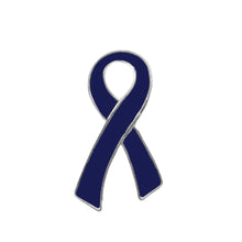 Load image into Gallery viewer, Large Flat Dark Blue Ribbon Pins Wholesale, Arthritis Awareness