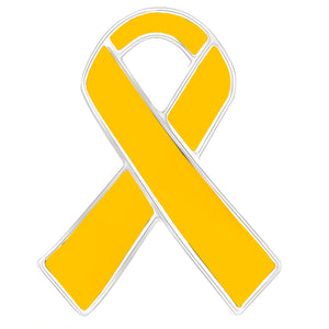 10 Pack Childhood Cancer Gold Ribbon Awareness Pins