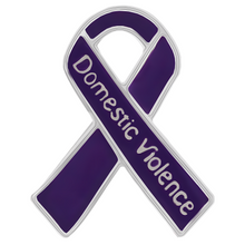 Load image into Gallery viewer, 10 Pack Domestic Violence Awareness Ribbon Pins