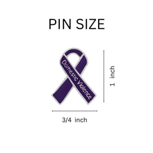 Load image into Gallery viewer, 10 Pack Domestic Violence Awareness Ribbon Pins