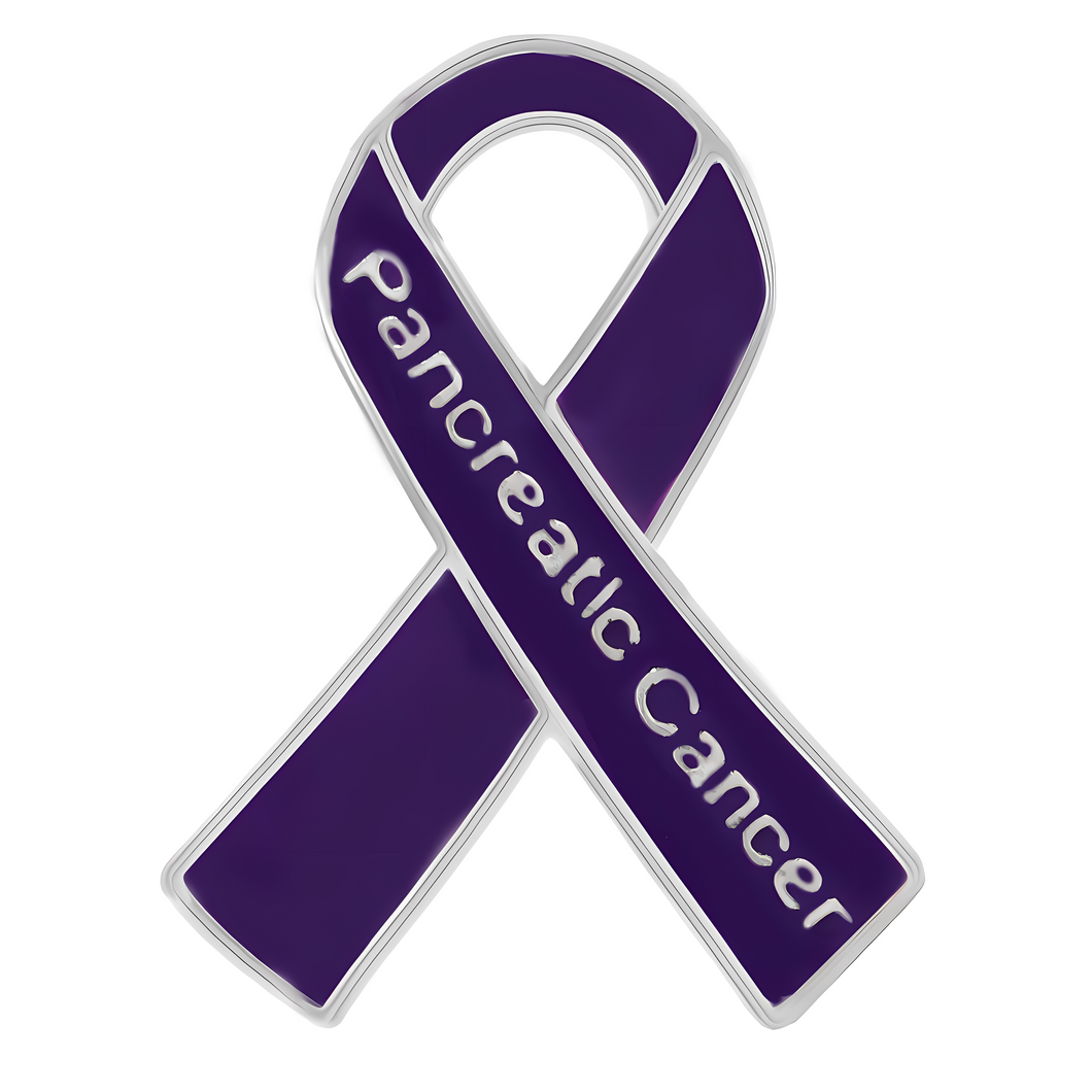 10 Pack Pancreatic Cancer Awareness Ribbon Pins