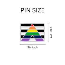 Load image into Gallery viewer, Rectangle Straight Ally Flag Pins