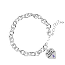 Load image into Gallery viewer, Bulk Pediatric Stroke Charm Chunky Chained Bracelets - The Awareness Company