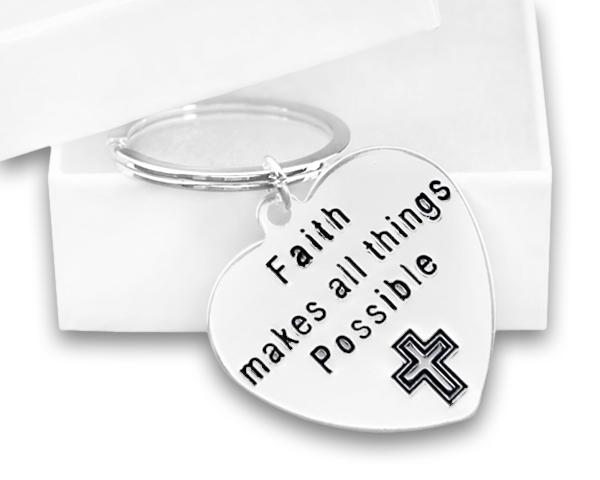 Faith Makes All Things Possible Key Chains 