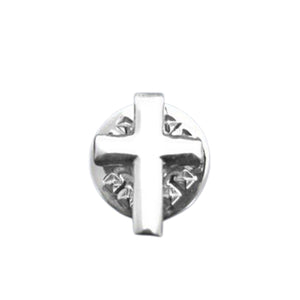 Small Silver Cross Lapel Pins Wholesale, Communion, Baptism, Confirmation