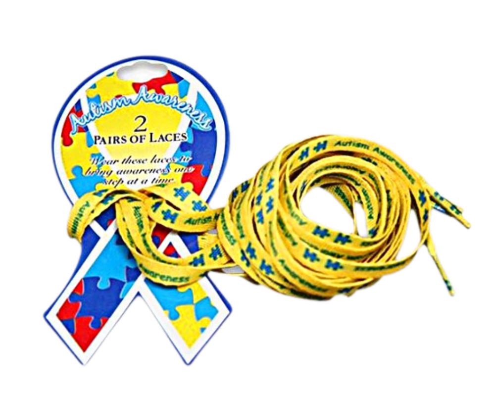 Bulk Autism Shoelaces for Autism Fundraising Walks, Autism Laces - The Awareness Company