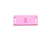 Load image into Gallery viewer, Bulk Walk For The Cure Pink Ribbon  Shoe Lace Charms - The Awareness Company