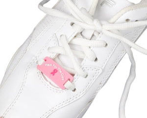 Bulk Walk For The Cure Pink Ribbon  Shoe Lace Charms - The Awareness Company