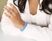 Load image into Gallery viewer, Light Blue Silicone Bracelets for Prostate Cancer, Graves Disease - The Awareness Company