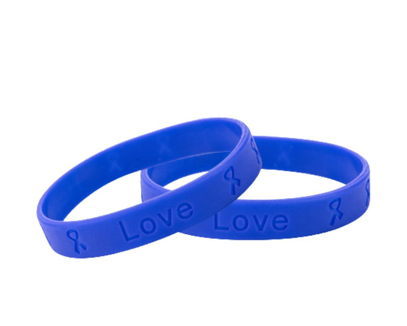 Periwinkle Silicone Bracelets for Esophageal Cancer Fundraising - The Awareness Company
