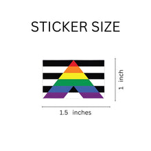 Load image into Gallery viewer, Straight Ally, Heterosexual Ally Flag Stickers, Gay Pride LGBTQ