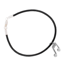 Load image into Gallery viewer, Black Cord Music Note Bracelets