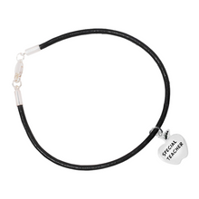 Load image into Gallery viewer, Black Cord Special Teacher Bracelets