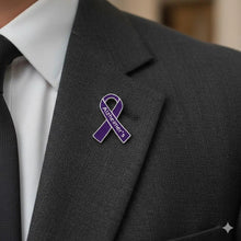 Load image into Gallery viewer, Alzheimer's Awareness Ribbon Pins - The Awareness Company