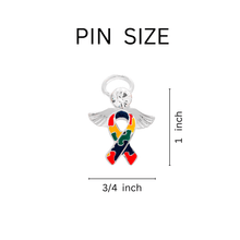 Load image into Gallery viewer, Angel Autism Ribbon Pins - The Awareness Company