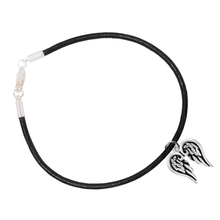 Load image into Gallery viewer, Angel Wings Religious Black Cord Bracelets - The Awareness Company