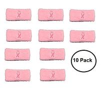 Load image into Gallery viewer, 10 Pack Pink Ribbon Armbands