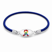 Load image into Gallery viewer, Autism Awareness Ribbon Stretch Bracelets - The Awareness Company