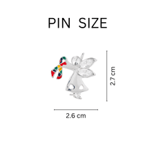Load image into Gallery viewer, Autism Ribbon Angel By My Side Pins - The Awareness Company