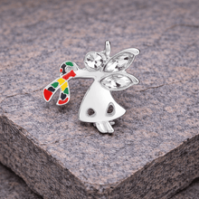 Load image into Gallery viewer, Autism Ribbon Angel By My Side Pins - The Awareness Company