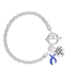 Load image into Gallery viewer, Periwinkle Ribbon Make A Difference Charm Bracelets